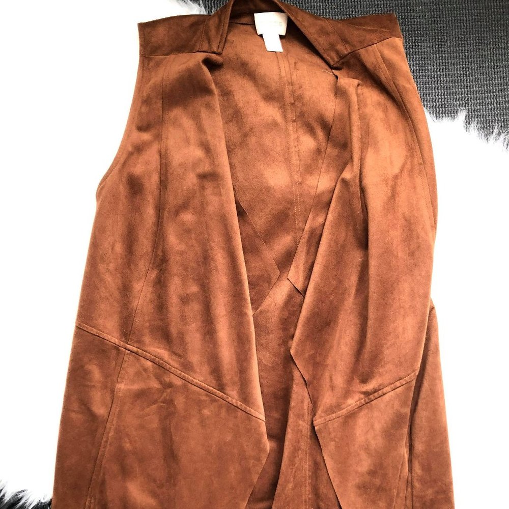 Chicos FAUX-SUEDE ELONGATED VEST